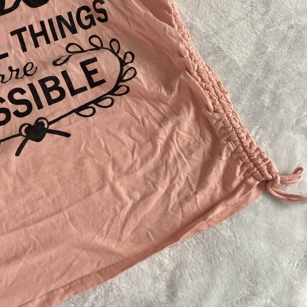 Peach Faith short-sleeve hoodie - Picture 11 of 15
